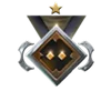 Odznaka rangi brązowej w systemie rankingowym Dota 2.